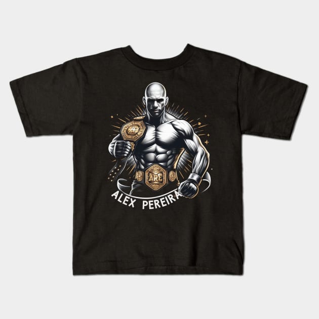 Alex Pereira Kids T-Shirt by unn4med